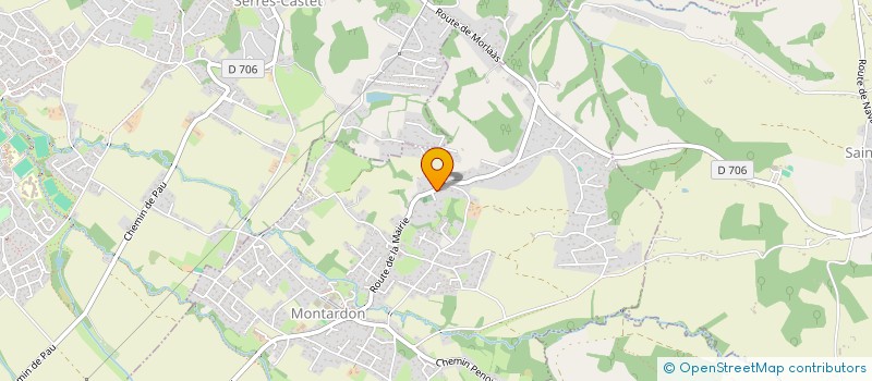 localisation de l'entreprise SARL D'EXPLOITATION DES ETS RIUS  MONTARDON