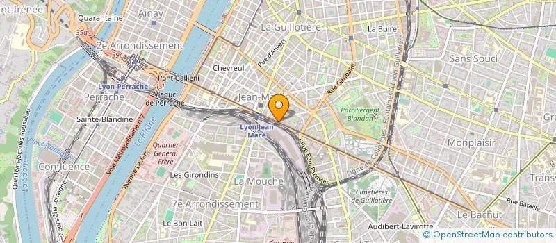 localisation de l'entreprise SARL D EXPLOITATION DUTOUR A B C STORES à LYON