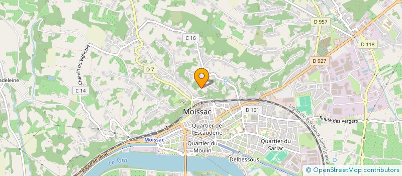 localisation de l'entreprise SARL D'EXPLOITATION ETS BANZO  MOISSAC