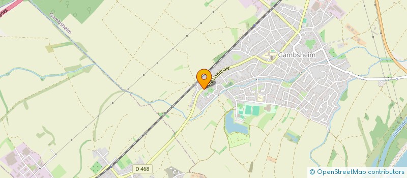 localisation de l'entreprise SARL D EXPLOITATION HOREW  GAMBSHEIM
