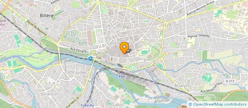 localisation de l'entreprise SARL D'EXPLOITATION JACQUELINE GREZE à PAU