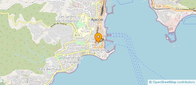 localisation de l'entreprise SARL D'EXPLOITATION L'AMUSE BOUCHE à AJACCIO