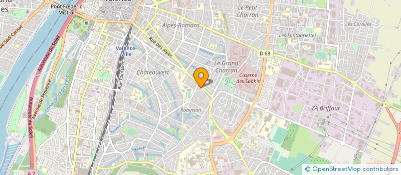 localisation de l'entreprise SARL D'EXPLOITATION MATHIEU à VALENCE