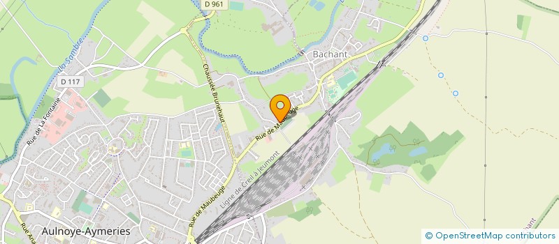 localisation de l'entreprise SARL D'EXPLOITATION POMPES FUNEBRES VANDOIS-FIEVET  BACHANT