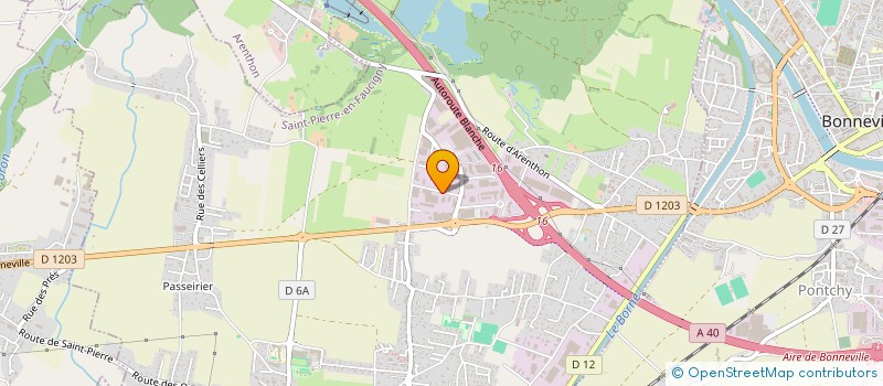 localisation de l'entreprise SARL D'EXPLOITATION ROGUET SERRURERIE à SAINT-PIERRE-EN-FAUCIGNY