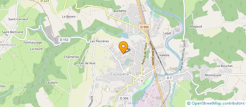 localisation de l'entreprise SARL D EXPLOITATION SCIERIE DUBOST à VOLLORE-MONTAGNE