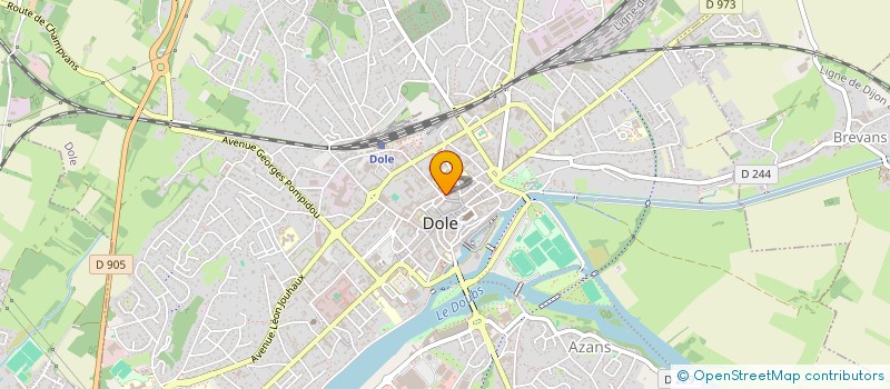 localisation de l'entreprise SARL D EXPLOITATION SERIPLAN à DOLE