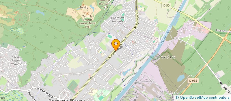 localisation de l'entreprise SARL D EXPLOITATION THIERRY FLEURS  BRUAY-SUR-L'ESCAUT