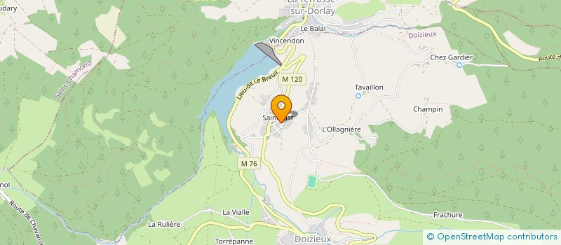 localisation de l'entreprise SARL D'EXPLOITATION TODARO à SAINT-PAUL-EN-JAREZ