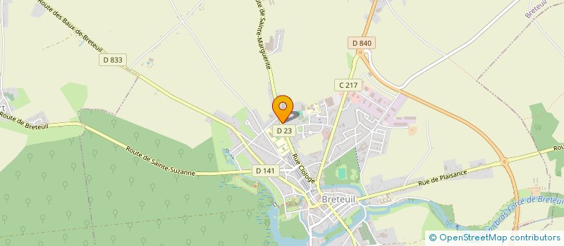 localisation de l'entreprise SARL D'EXPLOITATION WOHLSCHLEGEL ET FILS à BRETEUIL