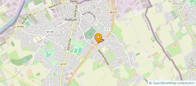 localisation de l'entreprise SARL D&G RENOVE  HALLUIN