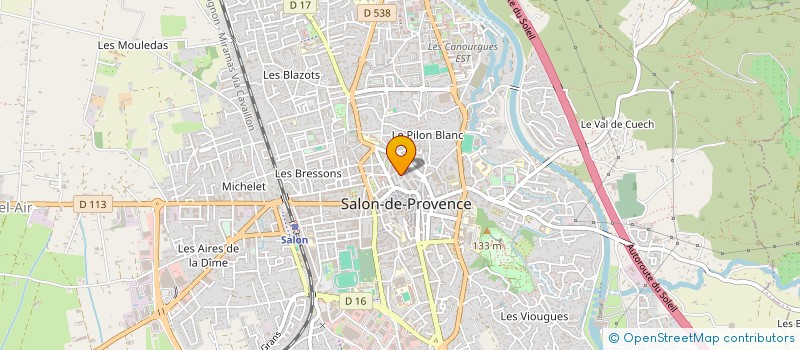 localisation de l'entreprise SARL D.I.S.  SALON-DE-PROVENCE