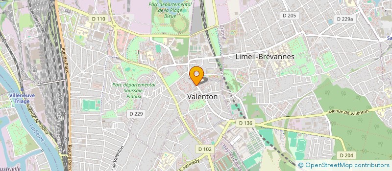 localisation de l'entreprise SARL D&J à VALENTON