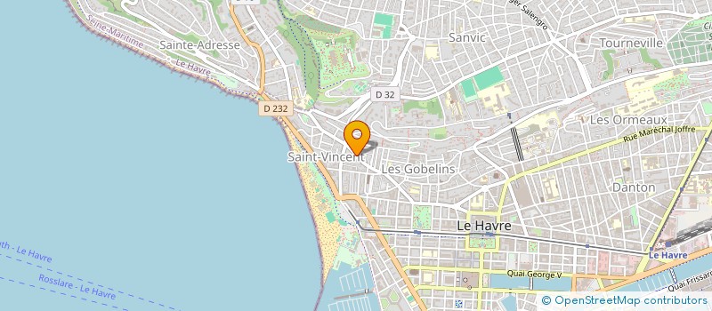 localisation de l'entreprise SARL D'JAZ à LE HAVRE