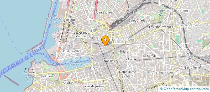 localisation de l'entreprise SARL D.L.S. DIFFUSION à MARSEILLE