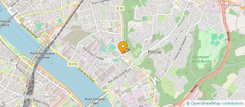 localisation de l'entreprise SARL D&M CONSTRUCTION  FLOIRAC