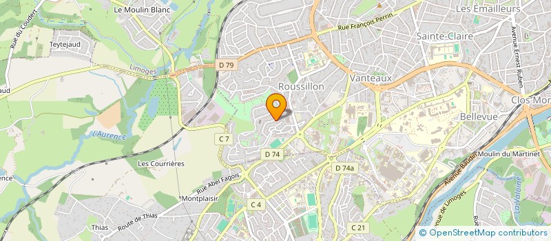 localisation de l'entreprise SARL D'OCCITANIE à LIMOGES