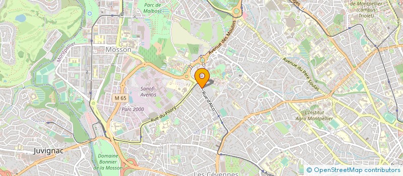 localisation de l'entreprise SARL D'OCTAVIE à MONTPELLIER