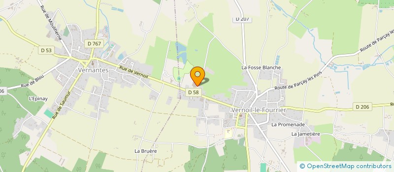 localisation de l'entreprise SARL D'OPTIQUE LAUNAY à VERNOIL-LE-FOURRIER