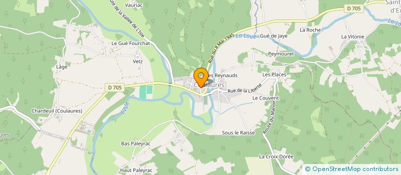 localisation de l'entreprise SARL D P C  SARLIAC SUR L'ISLE