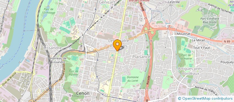 localisation de l'entreprise SARL D P R M  CENON