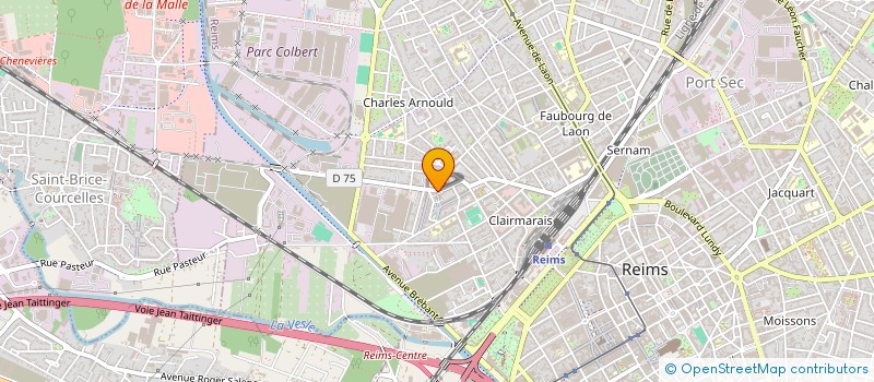 localisation de l'entreprise SARL D R P  REIMS