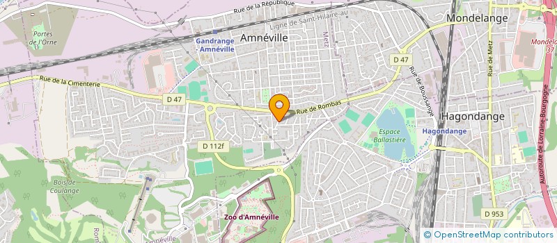 localisation de l'entreprise SARL D.R.S.C  AMNEVILLE