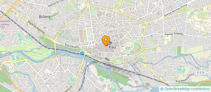 localisation de l'entreprise SARL D.S à PAU