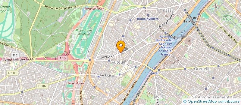 localisation de l'entreprise SARL D.S.A.  PARIS