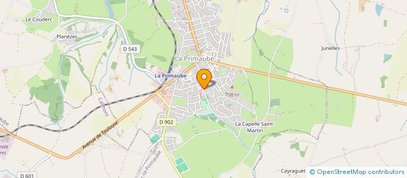localisation de l'entreprise SARL D.S.E.G. à LUC-LA-PRIMAUBE