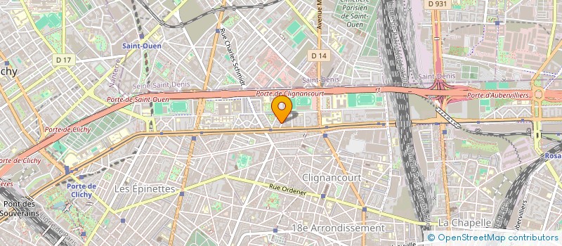 localisation de l'entreprise SARL D.S.P.  PARIS