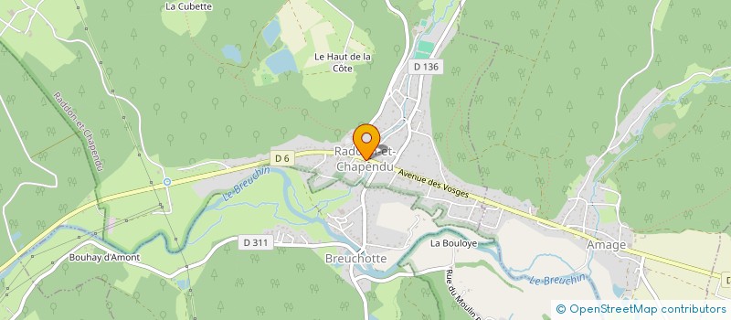 localisation de l'entreprise SARL D.T.C. à RADDON-ET-CHAPENDU