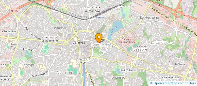 localisation de l'entreprise SARL D.T.V. à VANNES