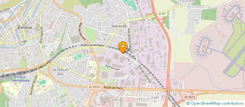 localisation de l'entreprise SARL D.Y. LAV'AUTO à EVREUX