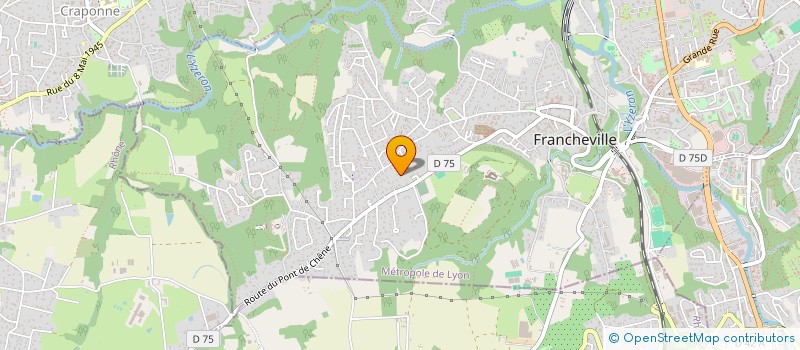localisation de l'entreprise SARL D2V à FRANCHEVILLE