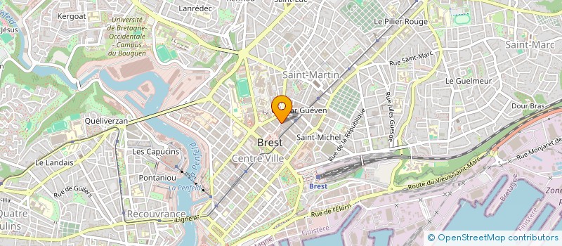 localisation de l'entreprise SARL D3 à BREST