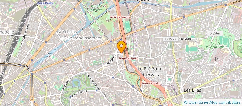 localisation de l'entreprise SARL D3  PARIS