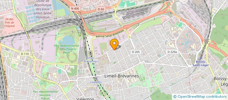 localisation de l'entreprise SARL DA COSTA  LIMEIL-BREVANNES