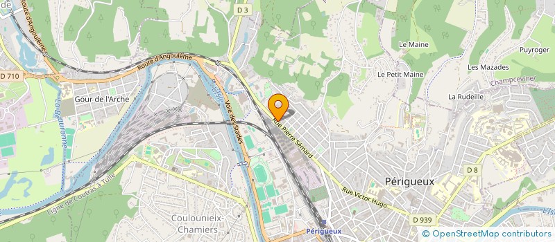 localisation de l'entreprise SARL DA COSTA  PERIGUEUX