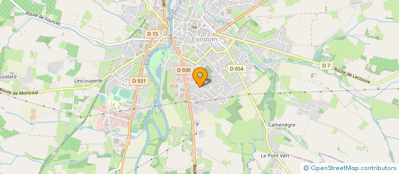 localisation de l'entreprise SARL DA COSTA LINHARES à CONDOM