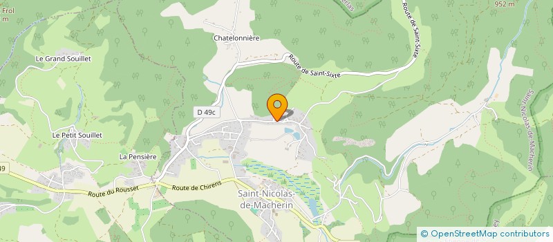 localisation de l'entreprise SARL DA CRUZ  SAINT-NICOLAS-DE-MACHERIN