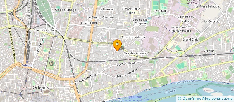 localisation de l'entreprise SARL DA CUNHA à ORLEANS