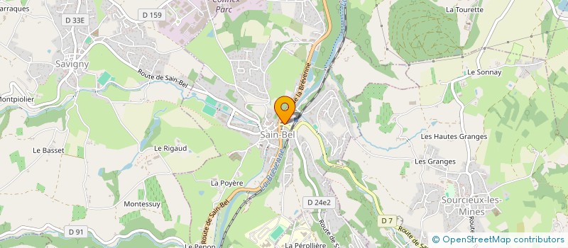 localisation de l'entreprise SARL DA ENZO à SAIN-BEL