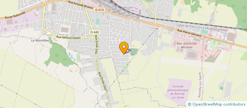 localisation de l'entreprise SARL DA ROCHA  ROMILLY-SUR-SEINE
