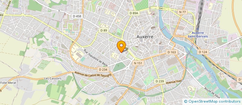 localisation de l'entreprise SARL DA ROCHA ET FILS à AUXERRE