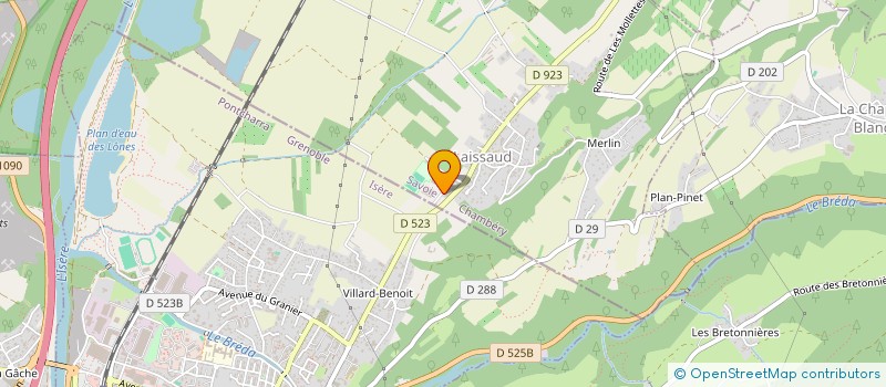 localisation de l'entreprise SARL DA SILVA à LAISSAUD