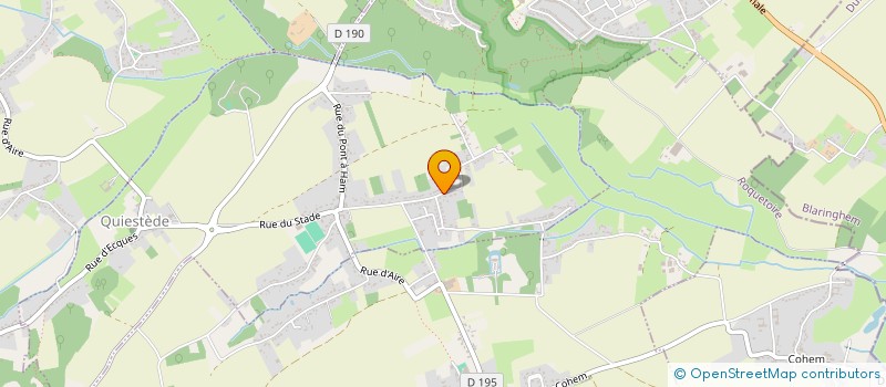 localisation de l'entreprise SARL DA SILVA à QUIESTEDE