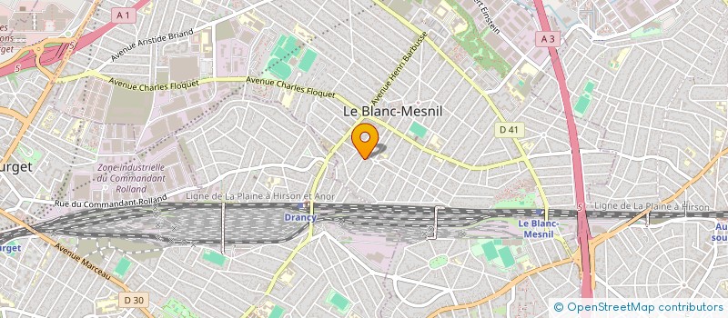 localisation de l'entreprise SARL DA SILVA à LE BLANC-MESNIL