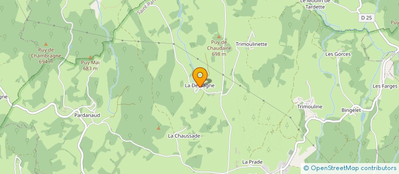 localisation de l'entreprise SARL DA SILVA à SAINT-PARDOUX-D'ARNET