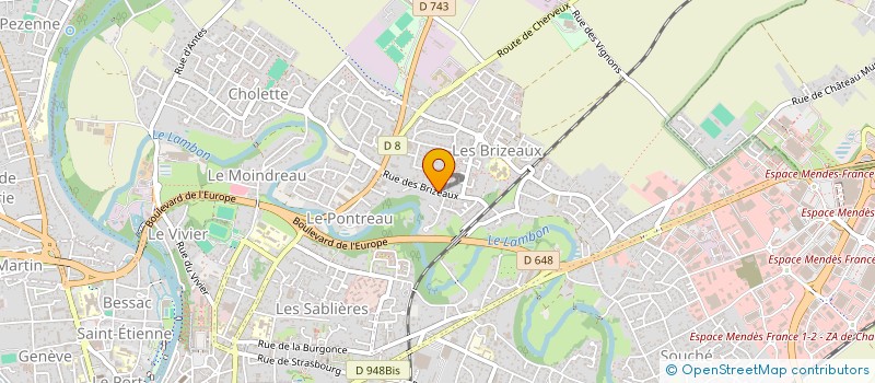 localisation de l'entreprise SARL DA SILVA BELISARIO  NIORT